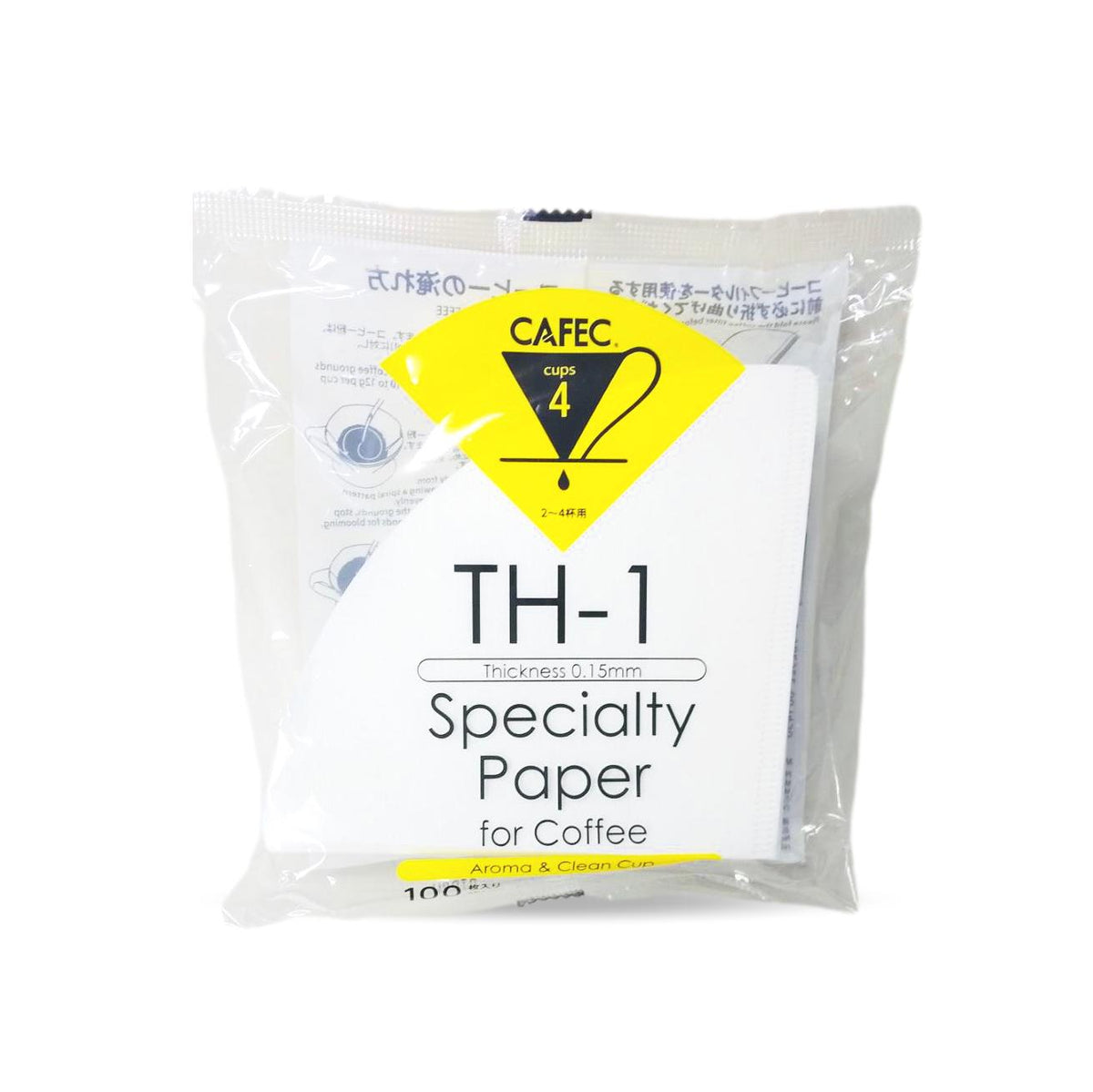 Cafec Light Roast Paper Filter (TH-1/T-92)