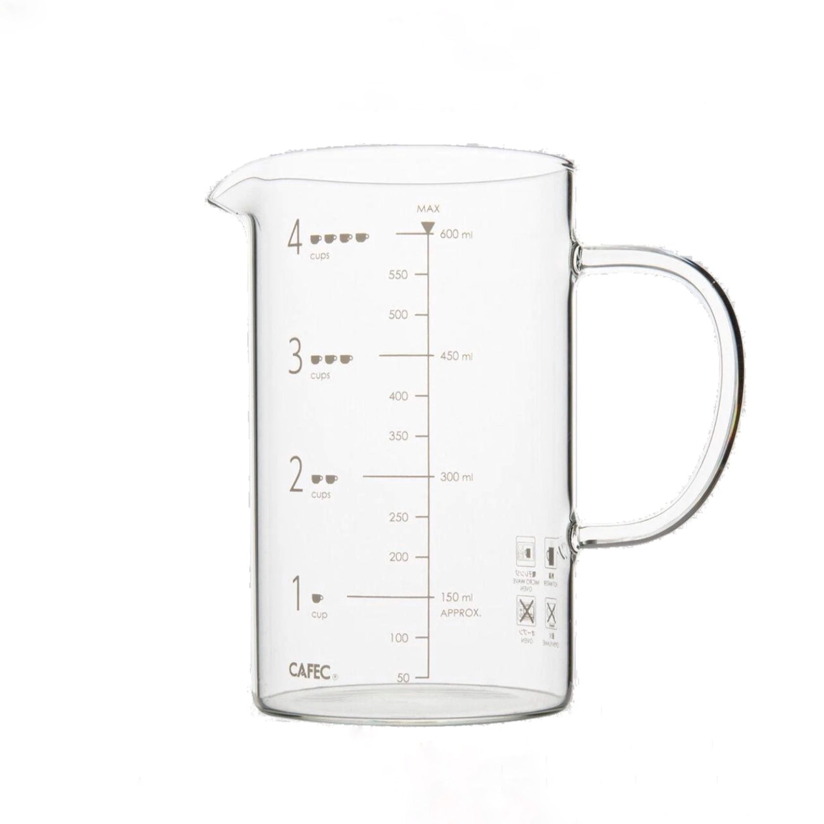 Cafec Heat Resistance Glass Server