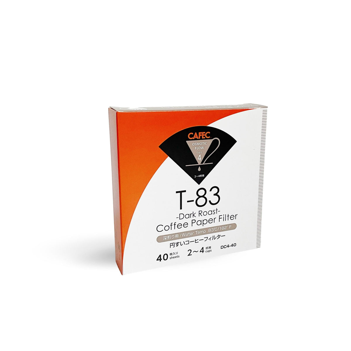 Cafec Dark Roast Paper Filter (TH-2/T-83)