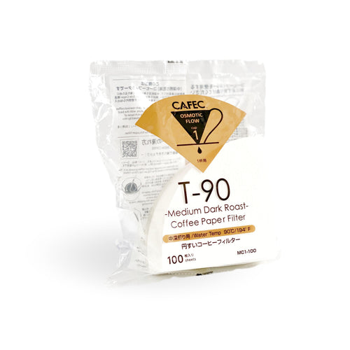 Cafec Medium-Dark Roast Paper Filter (TH-3/T-90)